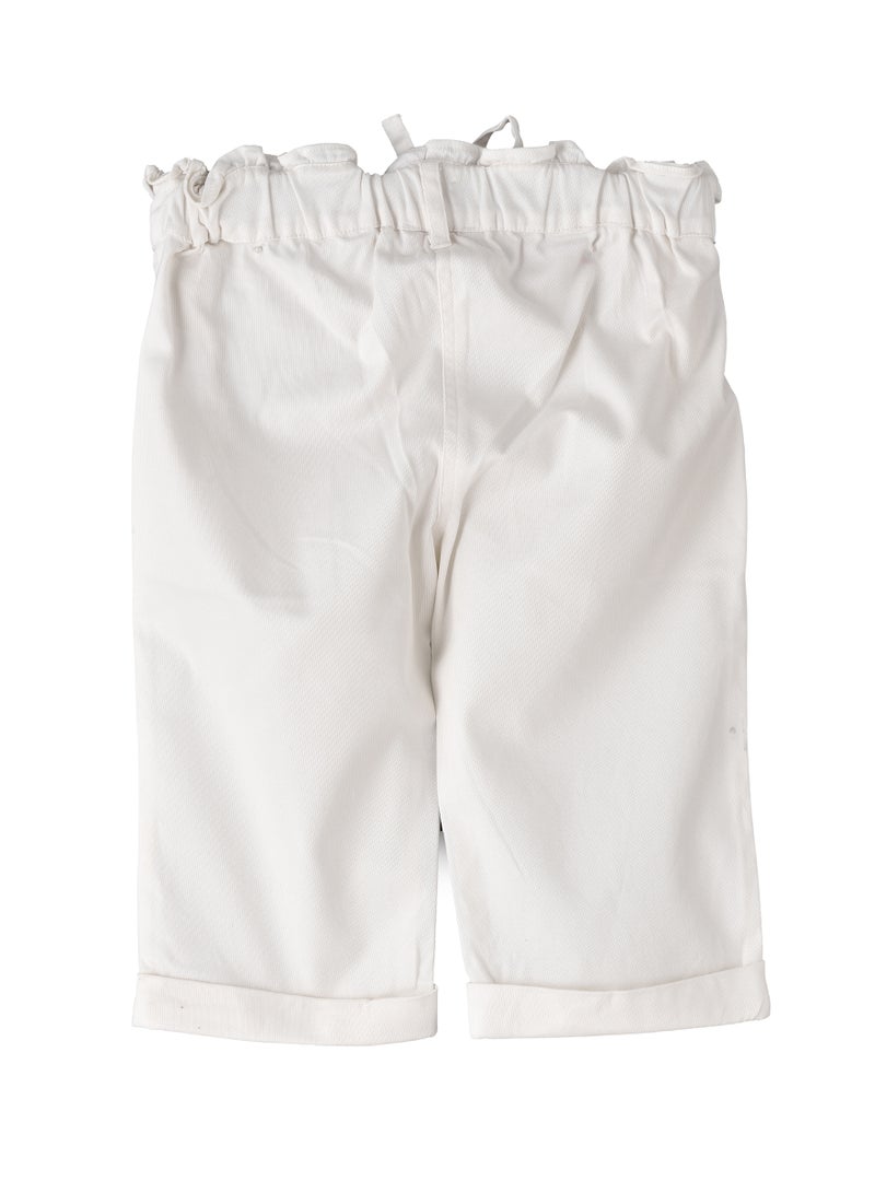 Sunny Explorations: Girls' Breathable Pants Comfy Fun & Spring Adventures