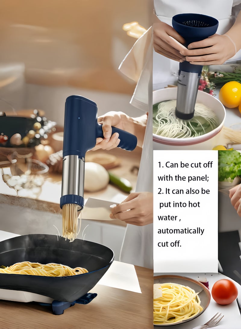 Sukhterji Electric Pasta Maker, Automatic Handheld Mixer Kitchen Aid, Noodle and Ramen Maker