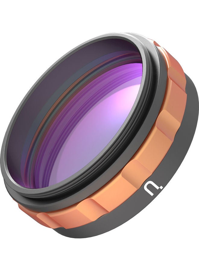 52mm 1.4x Magnification Camera Macro Attachment Lens Gold/Black