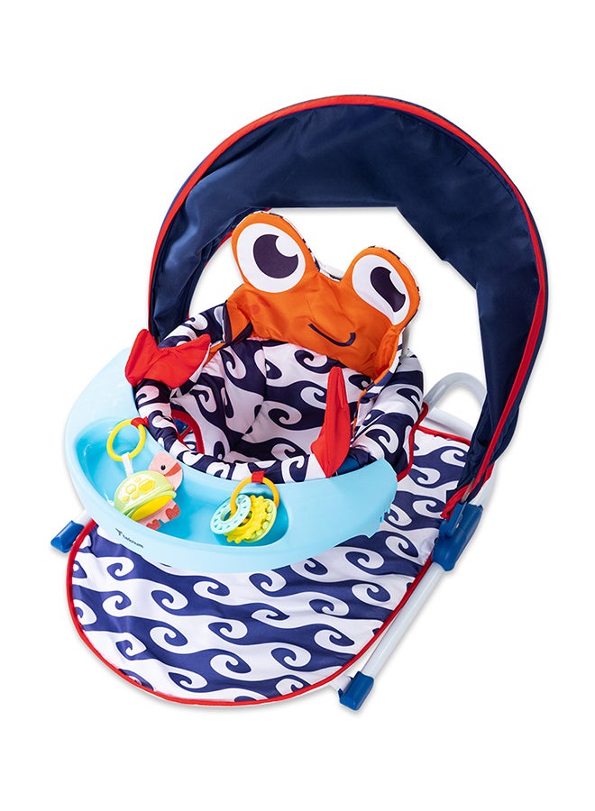 Baby Sit Up Support With Feeding Tray - Blue
