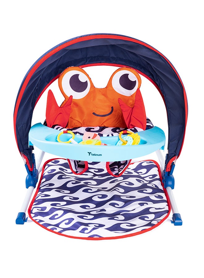 Baby Sit Up Support With Feeding Tray - Blue