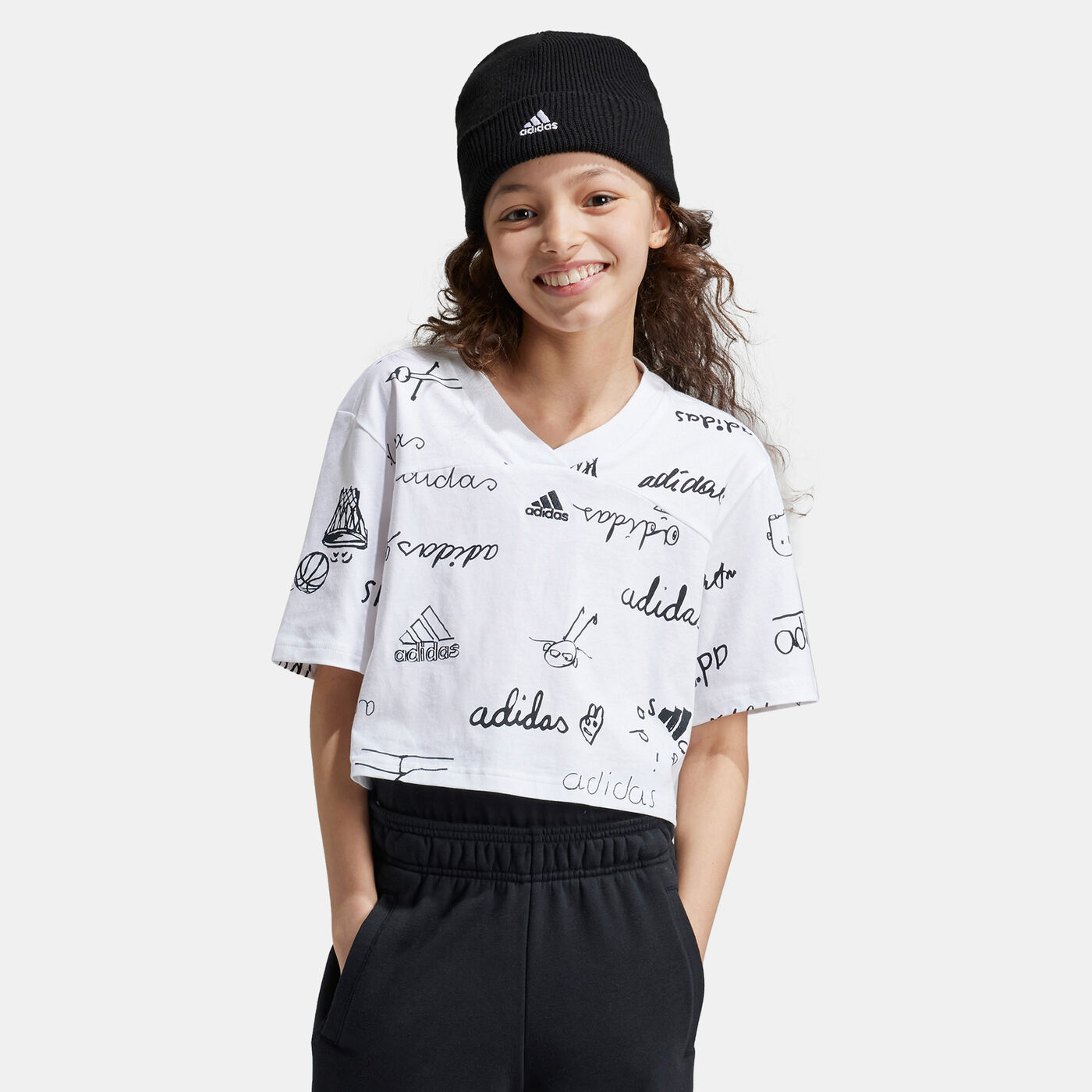 Kids' Brand Love Crop Top