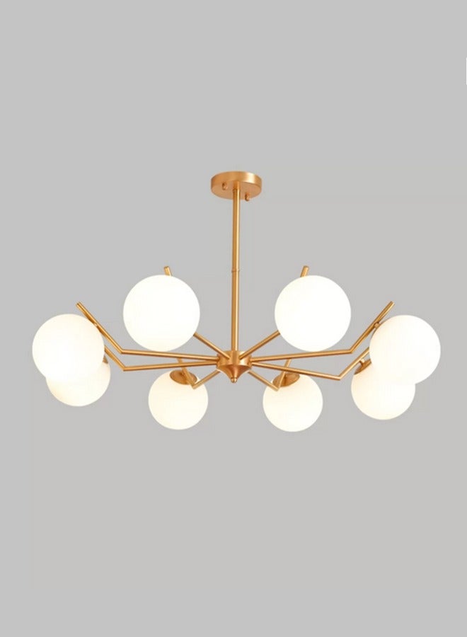 Modern Gold LED Chandeliers, 8-Light Ceiling Lights for Living Room,Dining Room,Bedroom,Kitchen