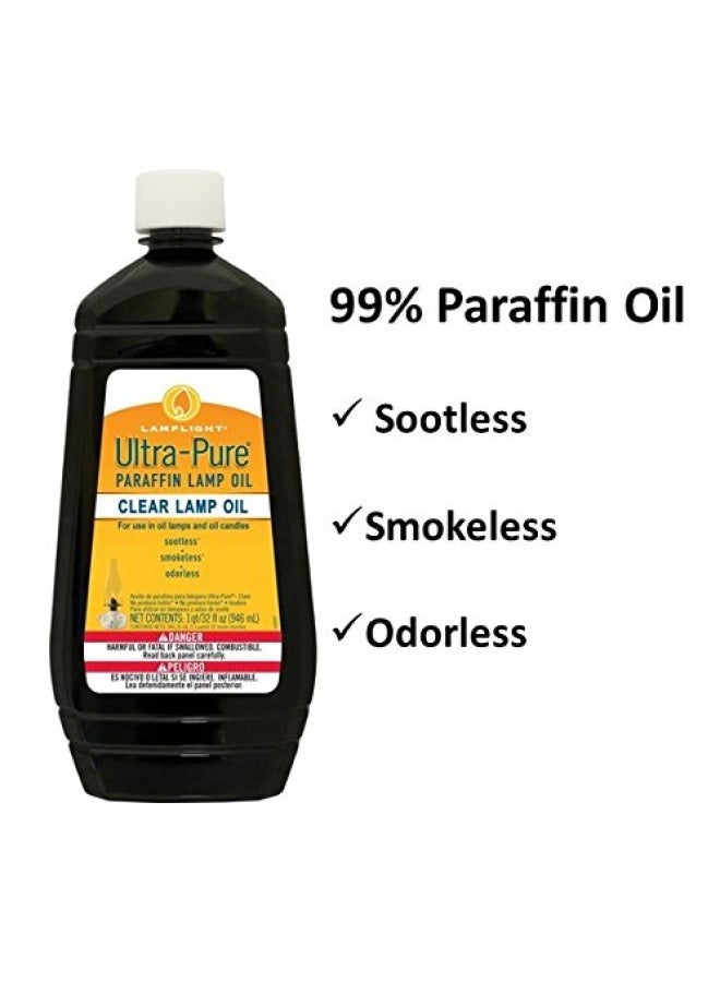 32 Oz. Ultra-Pure Lamp Oil Clear Colorless  60009