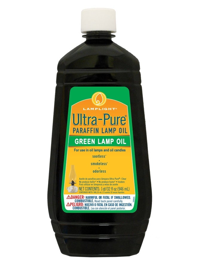 60013  Green Ultra-Pure Lamp Oil  32-Ounce