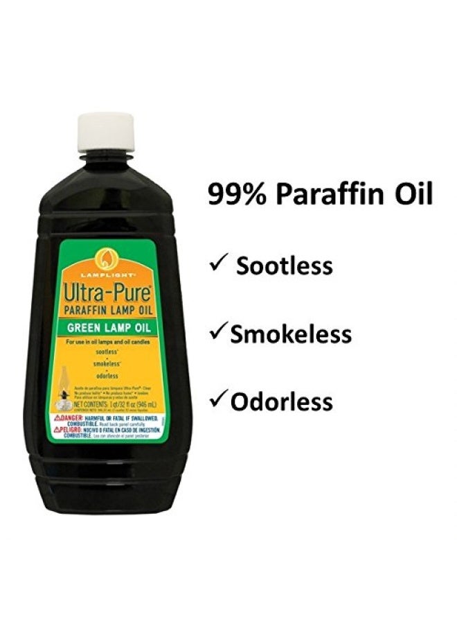 60013  Green Ultra-Pure Lamp Oil  32-Ounce