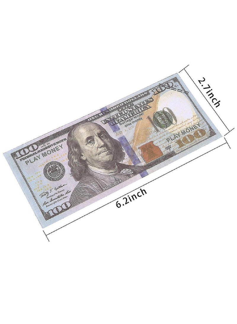 500Pcs US Dollar Props Replica Fake US Dollar Banknote Toy Souvenir Coin Banknote Imitation US Dollar Movie Advertising Novelty Magic Props