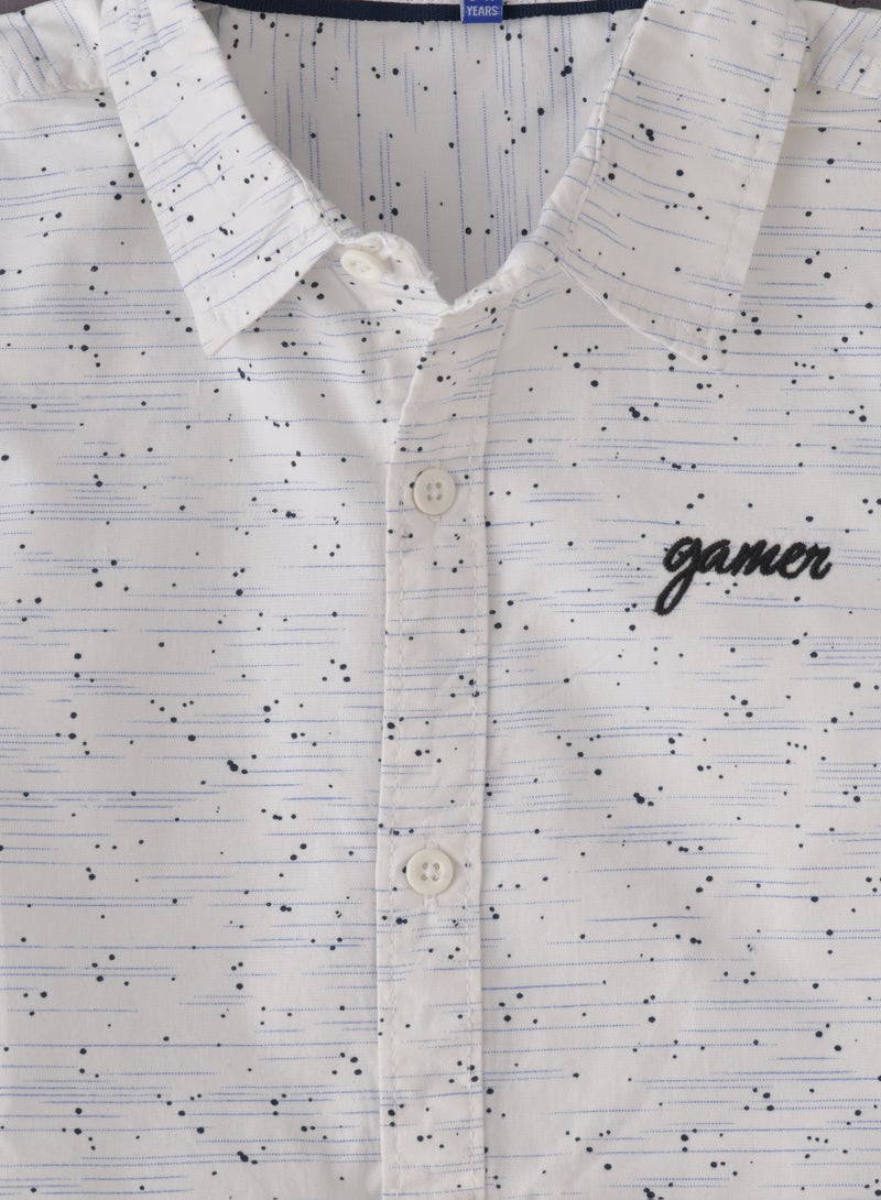 Boys' Classic Cotton Shirt Timeless Comfort & Everyday Versatility