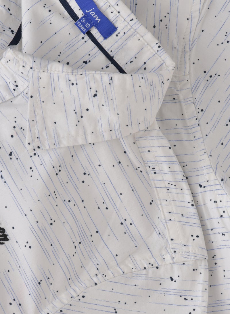 Boys' Classic Cotton Shirt Timeless Comfort & Everyday Versatility