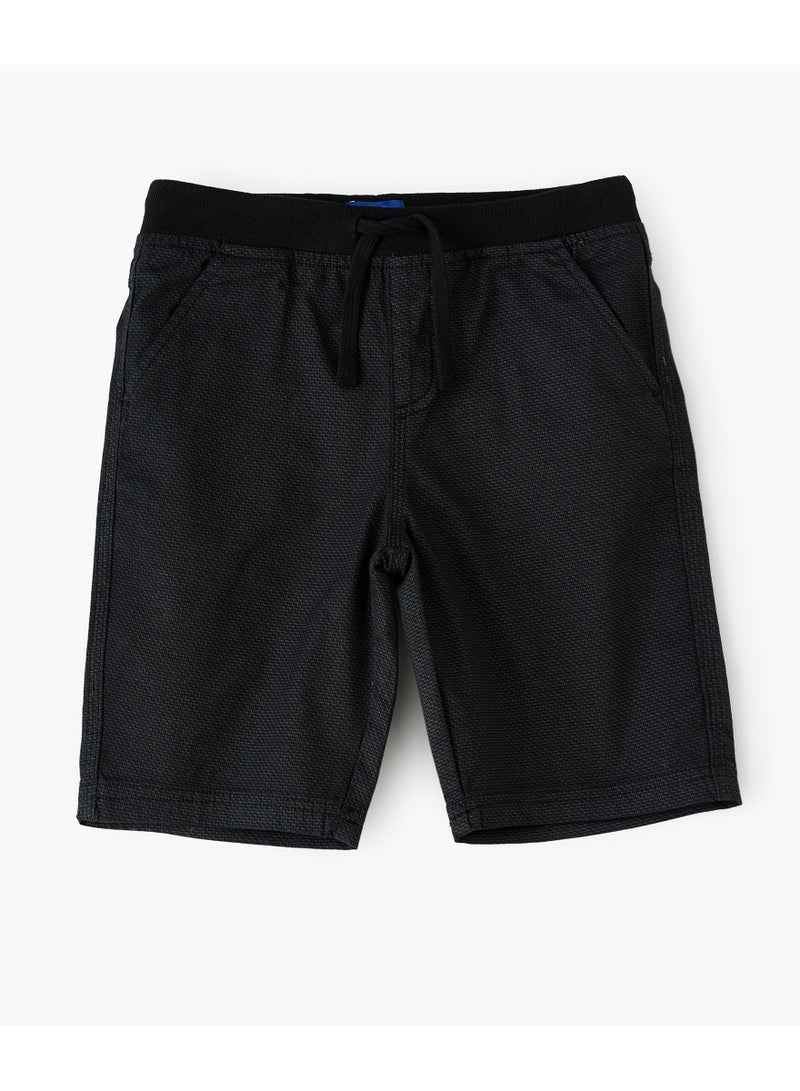 Cool & Classic: Boys' Woven Cotton Shorts Stylishly Breathable