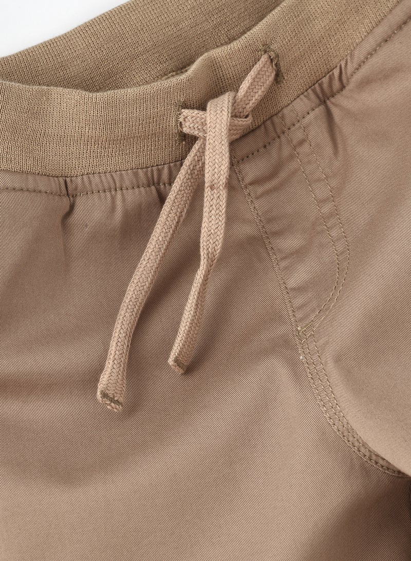 Cool & Classic: Boys' Woven Cotton Shorts Stylishly Breathable