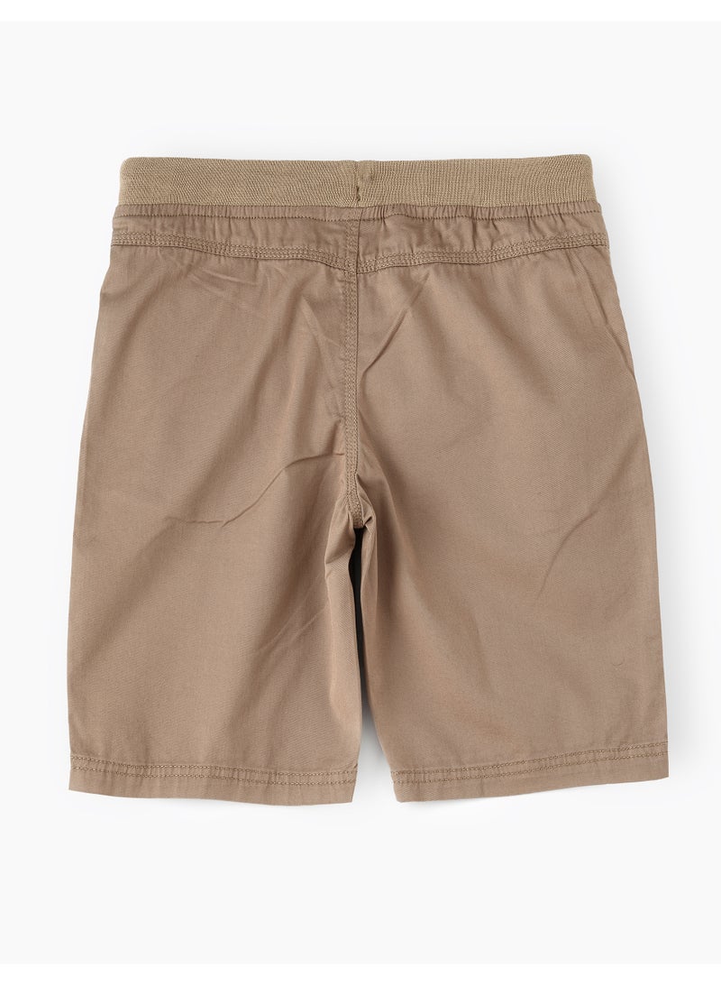 Cool & Classic: Boys' Woven Cotton Shorts Stylishly Breathable