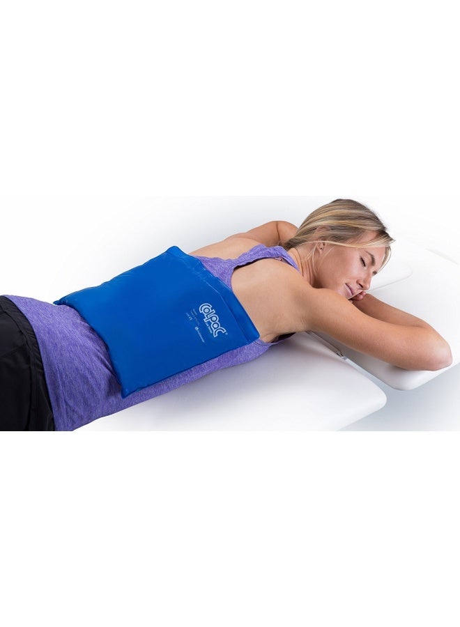 Colpac Reusable Gel Ice Pack Cold Therapy For Knee  Arm  Elbow  Shoulder  Back For Aches  Swelling  Bruises  Sprains  Inflammation  11 X14   - Blue