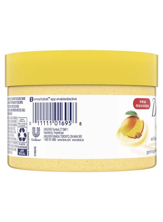 Crushed Almond And Mango Butter Exfoliating Body Polish Beige 298grams