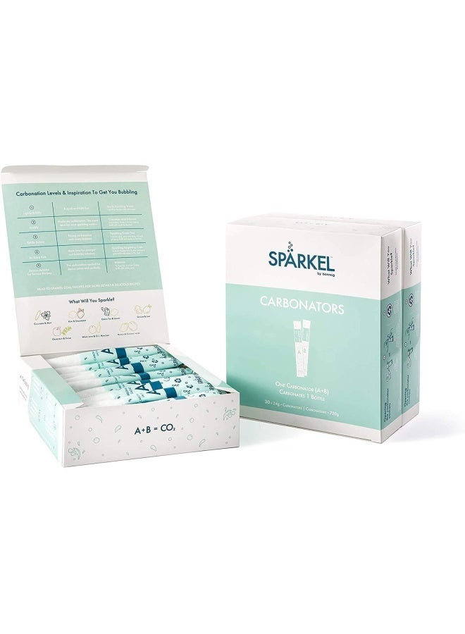 SpärkelSp rkel Carbonator 90-Pack 3 x Carbonator 30-Packs - For Sp rkel Beverage System Sparkling Water and Soda Maker