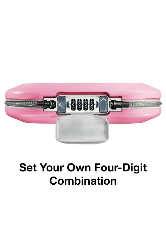 Pink  - Master Lock Personal Safe  Set Your Own Combination Portable Safespace  23Cm - 1.3Cm Wide  Pink  5900Dpnk