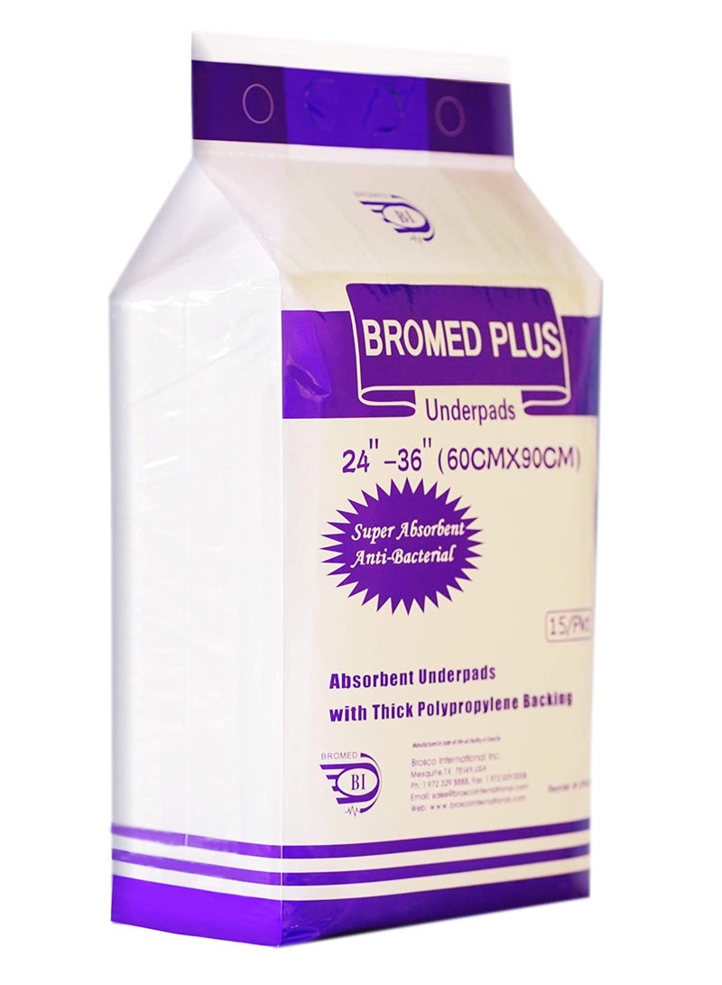 Super Absorbent Polymer & Anti-bacterial, Waist Size 24