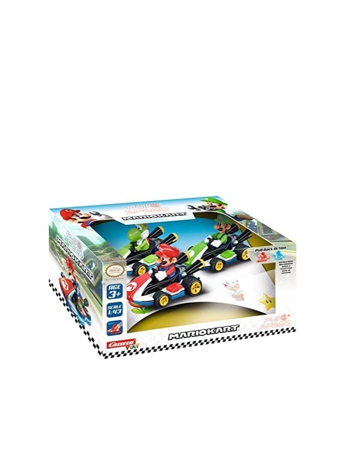 PULL N SPEED MARIO KART TRIPLE PACK