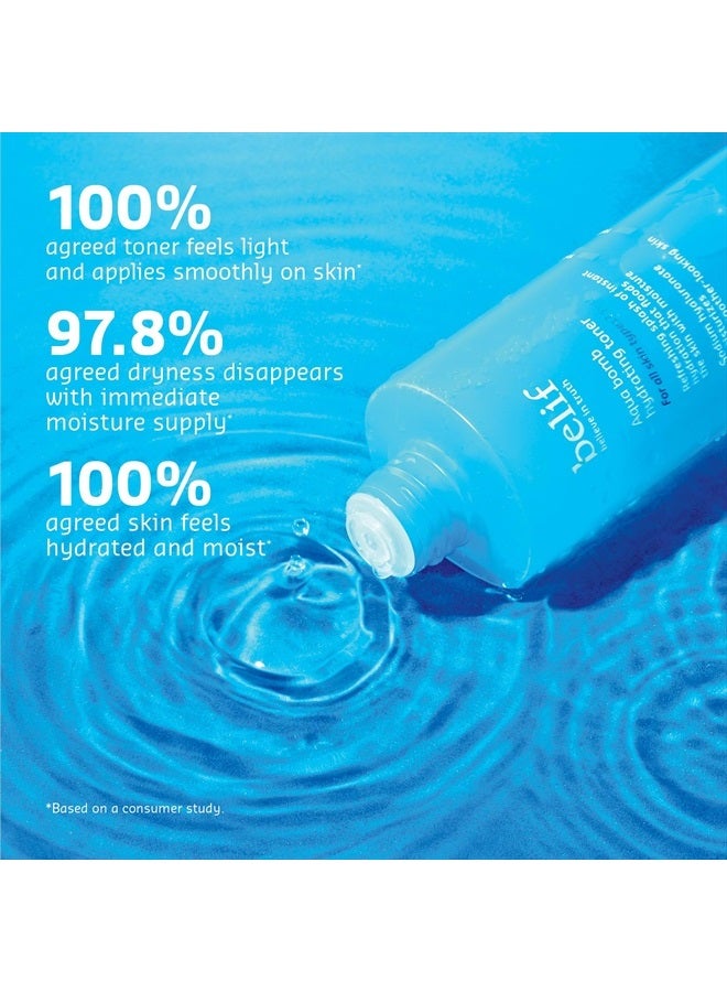 Aqua bomb Hydrating Toner with Hyaluronic Acid | Korean Skin Care | Korean Toner | Good for Dryness and Uneven Texture | Hydrating | For Normal, Dry, Combination, Oily Skin Types