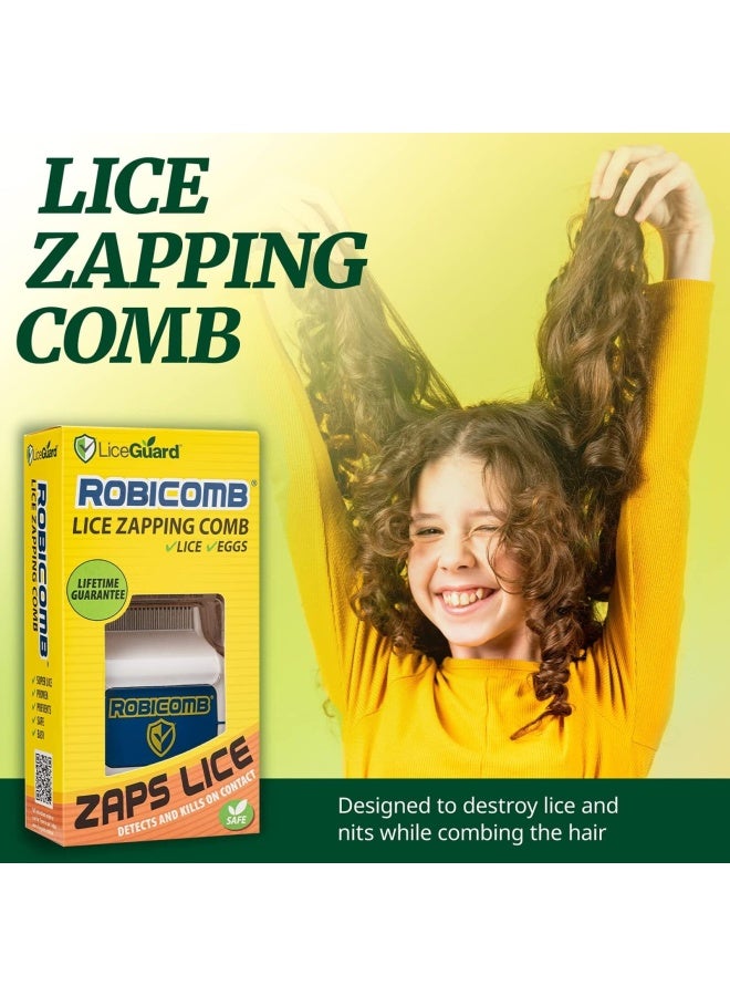 Liceguard Robicomb Electric Head Lice Comb   Lice And Eggs Zapping Tool