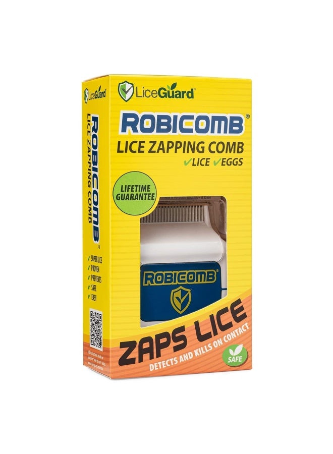 Liceguard Robicomb Electric Head Lice Comb   Lice And Eggs Zapping Tool