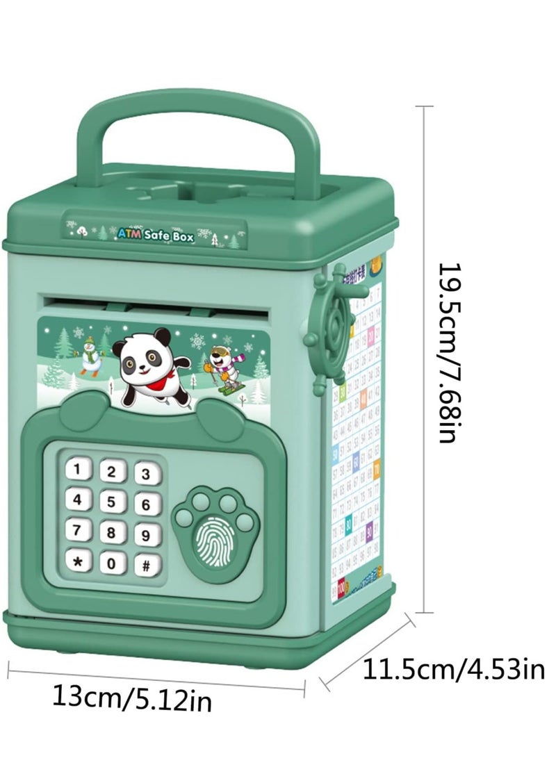 Electronic ATM Piggy Banks for Kids, Safe Coin Banks Money Saving Box Password Code Lock for Children, Money Bank Toy with Password Protection, Birthday Gift for Boys Girls