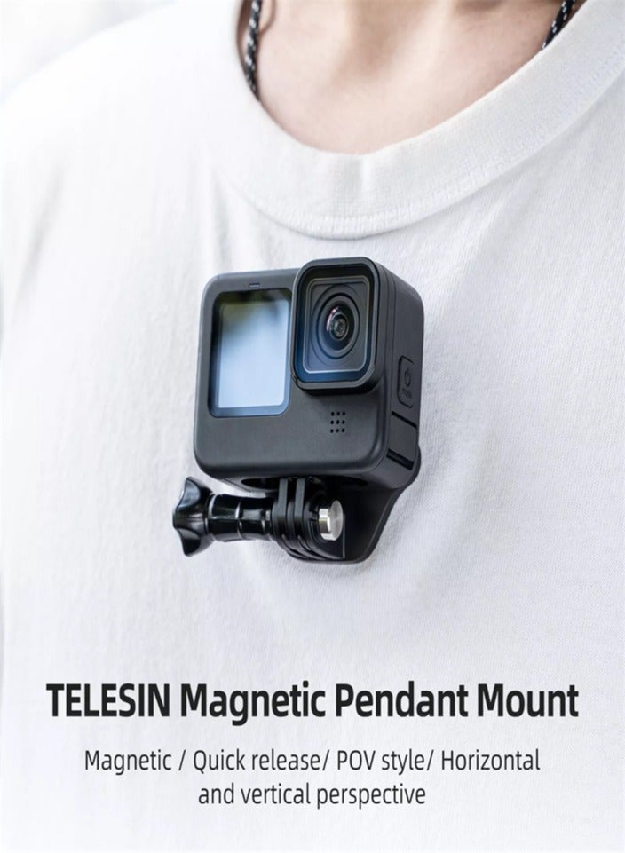 Magnetic Mount Quick Release Neck Holder Mount For Gopro Hero 9 10 11 12 Iphone