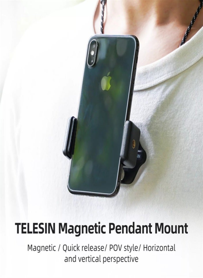 Magnetic Mount Quick Release Neck Holder Mount For Gopro Hero 9 10 11 12 Iphone
