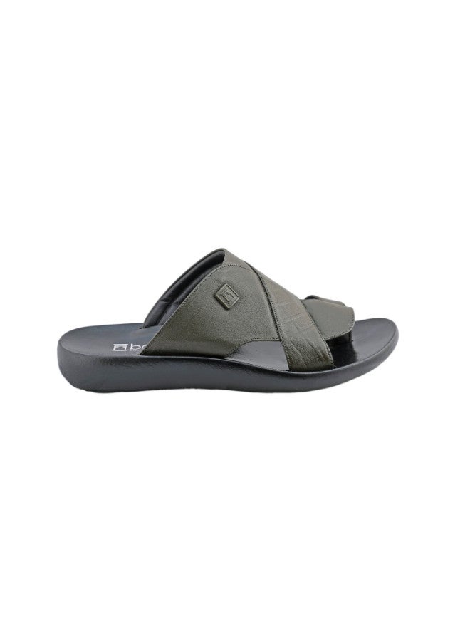 008-2935 Barjeel Uno Mens Arabic Sandals D197170 Olive