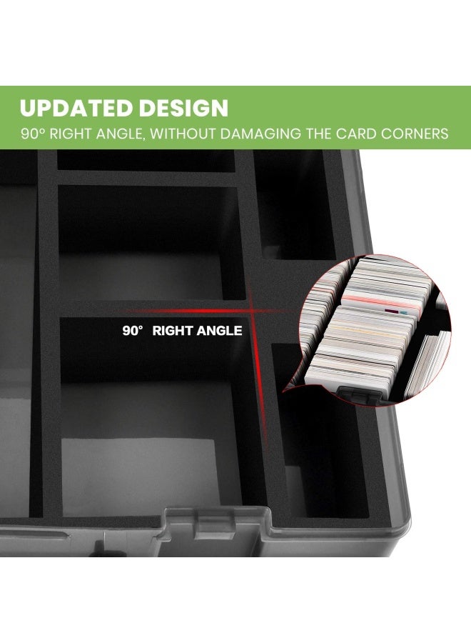 2200  Card Case Holder  C.A.H Mtg Deck Box Organizer Storage Compatible With Cards Against Humanity For Magic The Gathering For Yugioh For Topps Baseball And All Expansions