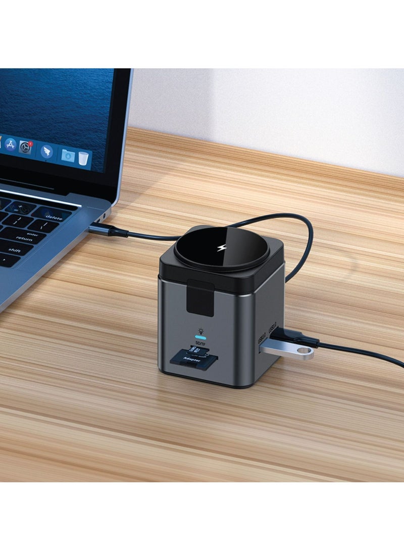 9 IN 1 Hub Docking Station PD100W Fast Charge_Black