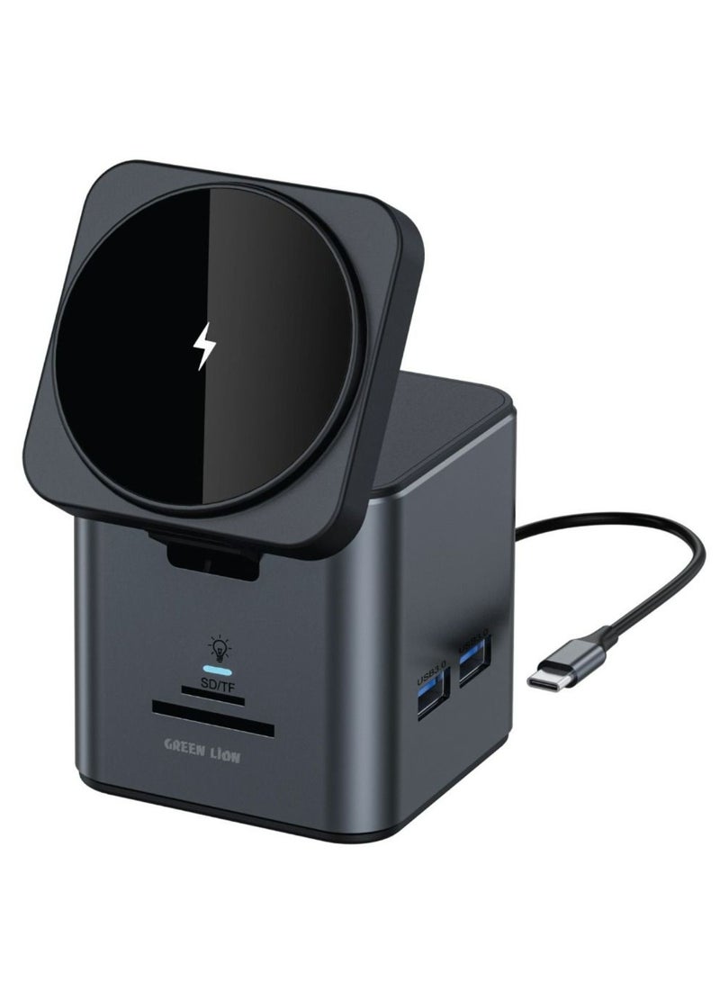 9 IN 1 Hub Docking Station PD100W Fast Charge_Black