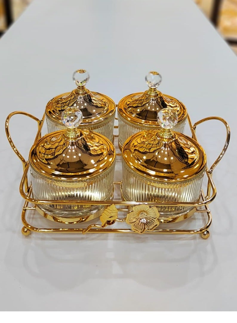 Light Luxury Fruits & Snack Bowls Set with Tray Elevate Dining with Style Perfect for Serving Fruits Snacks Nuts Candies Elegantly Ideal for Gatherings or Everyday Use Stylish Durable and Functional