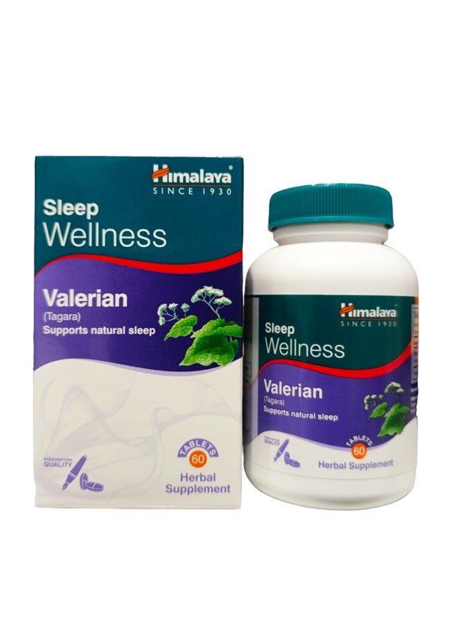 Valerian  - Natural Sleep Support, 60 Tablets