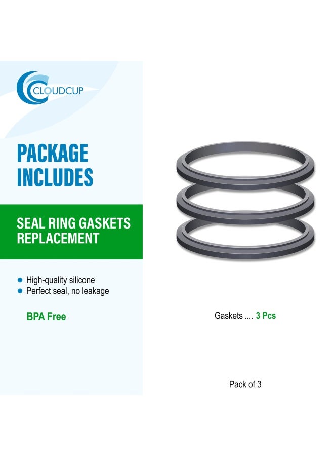 CloudCUPGasket Replacement Rubber Ring Seal Rings Gaskets Part for Nutribullet Replacement Parts Accessories Blender 900 Series 600W and 900W