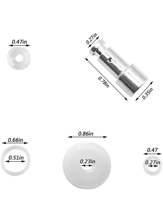 5 Pack Steam Valve Universal Replacement Floater With 5 Pack Silicone Sealer Pads With 5 X 4 In 1 Pressure Cooker Gasket Kit For 5 6 Or 8 Quart Pressure Cookers