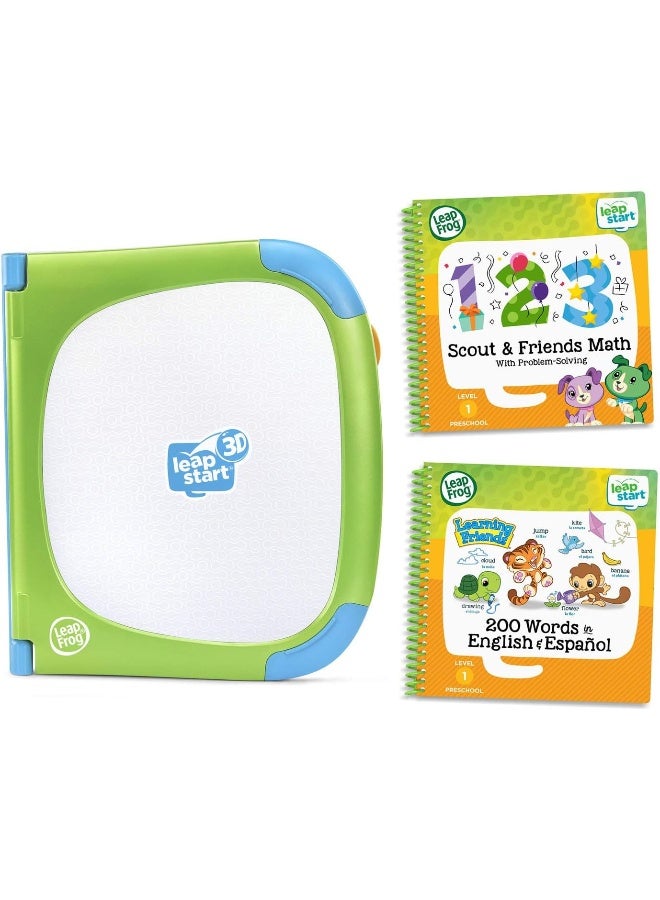 LeapFrog LeapStart 3D Interactive Learning System & 2 Book Combo Pack: Learning Friends and Scout & Friends Math