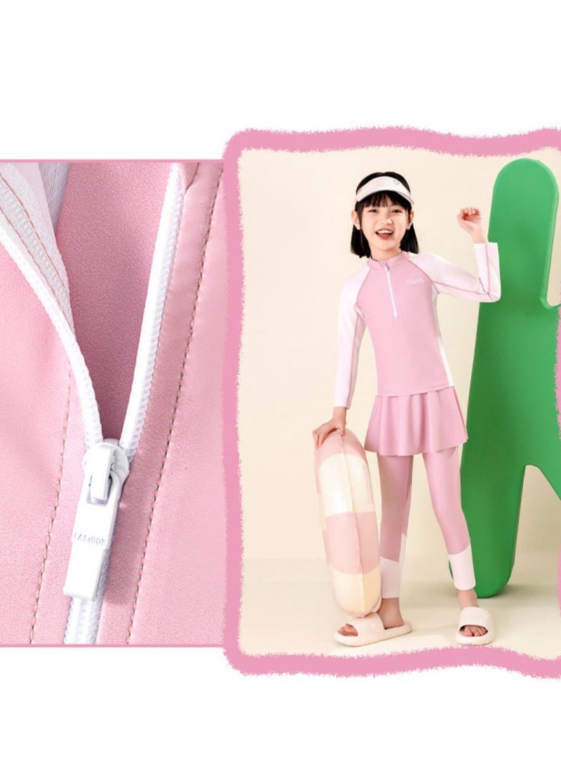 Children's One-Piece Exercise Beach Suit Swimsuit