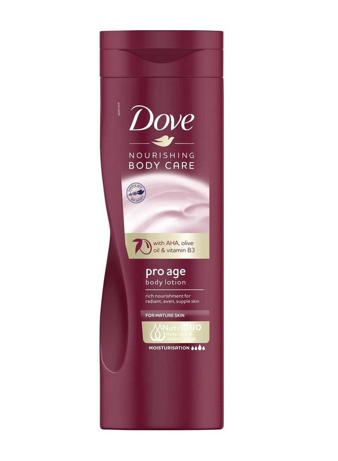 Body Love Pro Age Body Lotion For Mature Skin 48Hrs Moisturisation Paraben Free With Vitamin B3 & Olive Oil For Nourished Radiant Skin 400 Ml