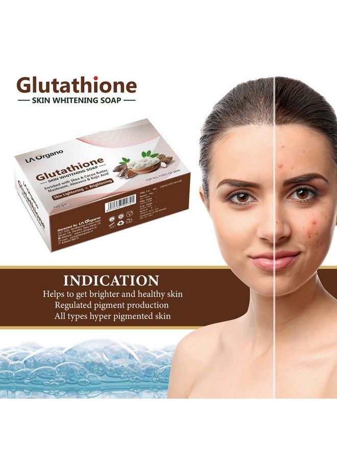 Glutathione Shea & Cocoa Butter Soap (100 Gm Pack Of 2)