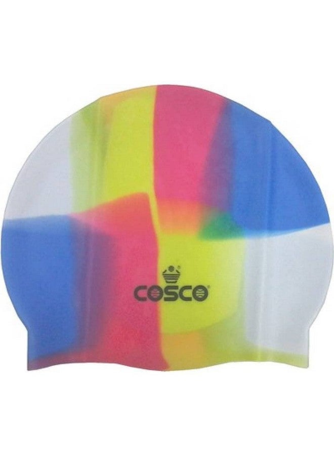 25003 Silicone Swimming Cap (Multicolor)