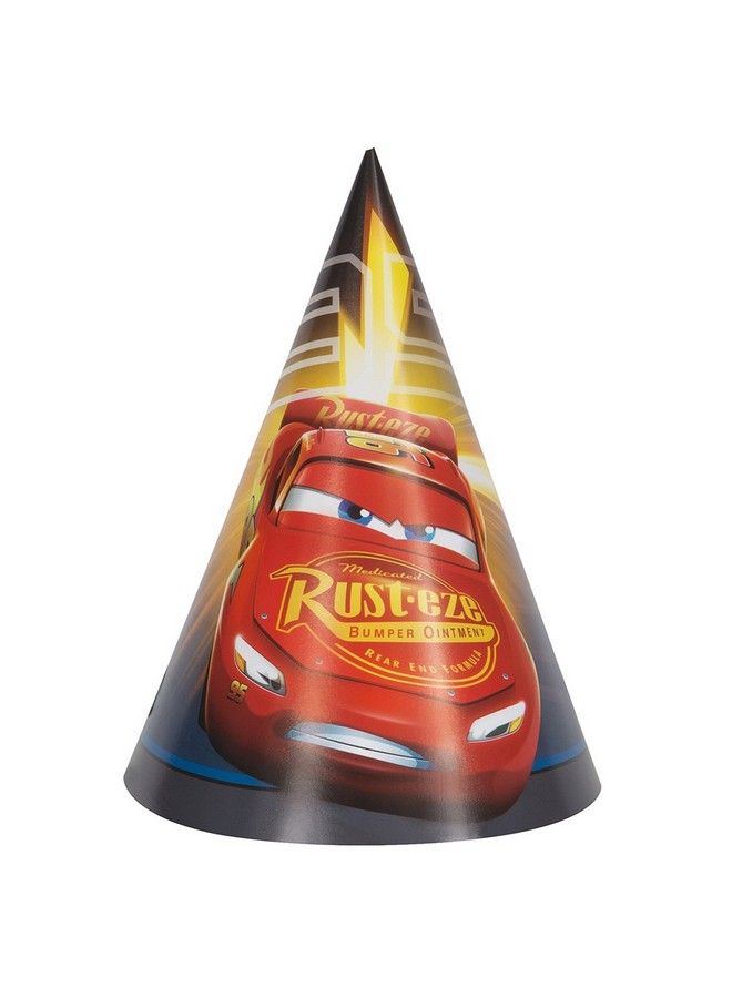 Disney Cars 3 Party Cone Hats ; One Size ; 1 Pc