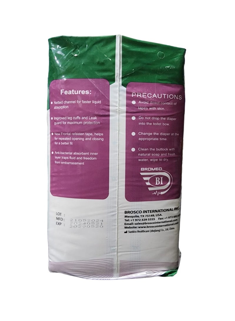 Adult Diaper For Unisex XL 12pcs