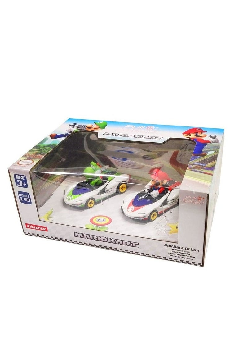 PULL N SPEED MARIO KART P-WING TWINPACK