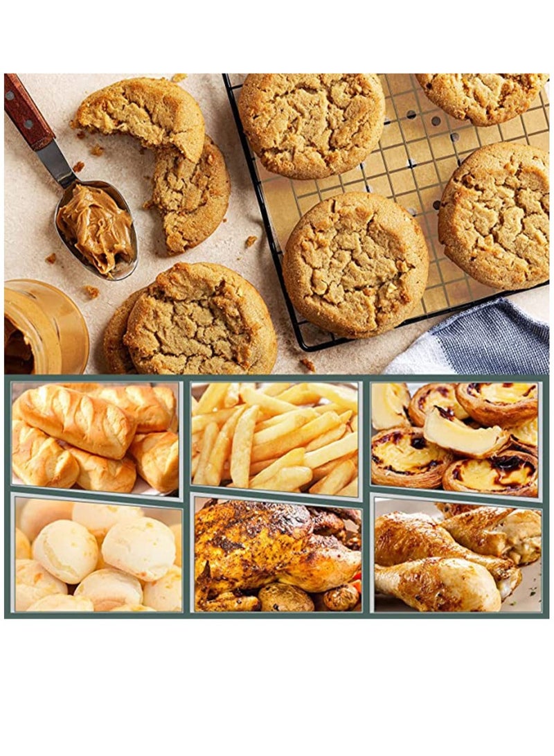 Air Fryer Parchment Paper Liners 8.5 inch Pre Cut Baking Paper Cooking Sheets Perforated Parchment Paper for Air Fryer Bamboo Steamer Basket Square 100 PCS