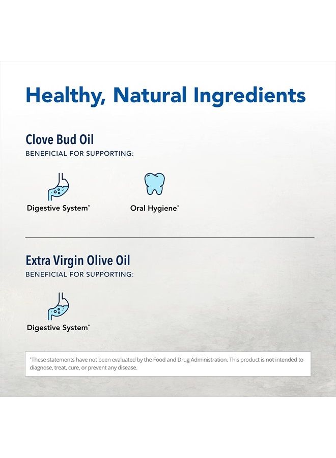 Clovanol - 1 fl oz - Oil of Clove Buds - Healthy Support for Teeth & Gums, Healthy Digestive Support - Non-GMO, Kosher - 318 Servings