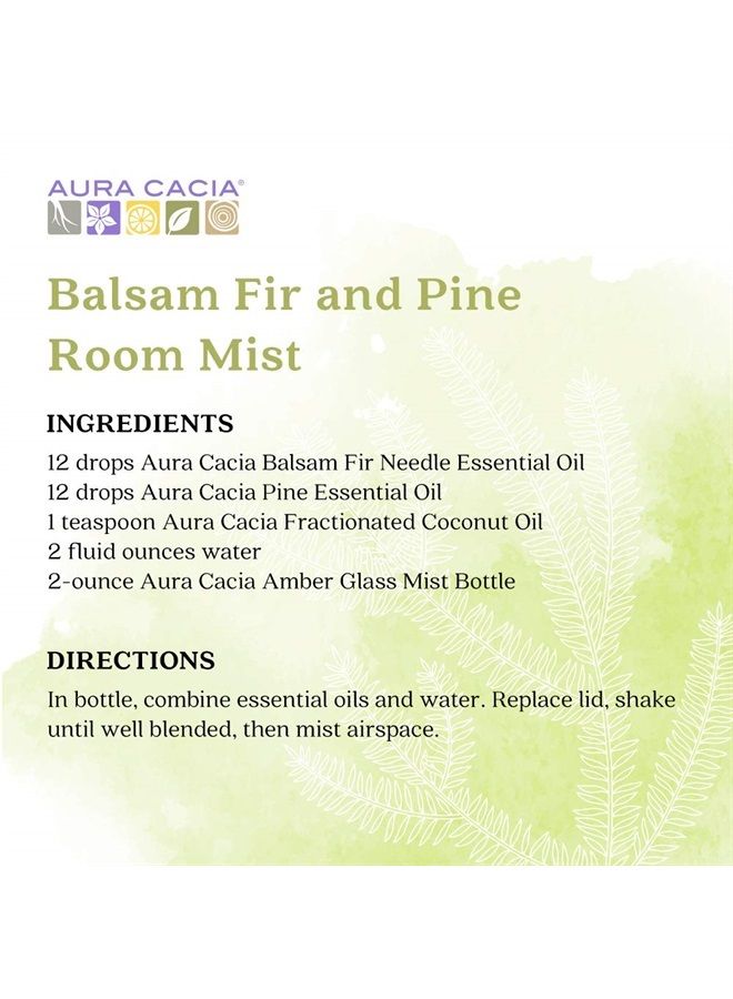 Balsam Fir Needle Essential Oil | GC/MS Tested for Purity | 15ml (0.5 fl. oz.)