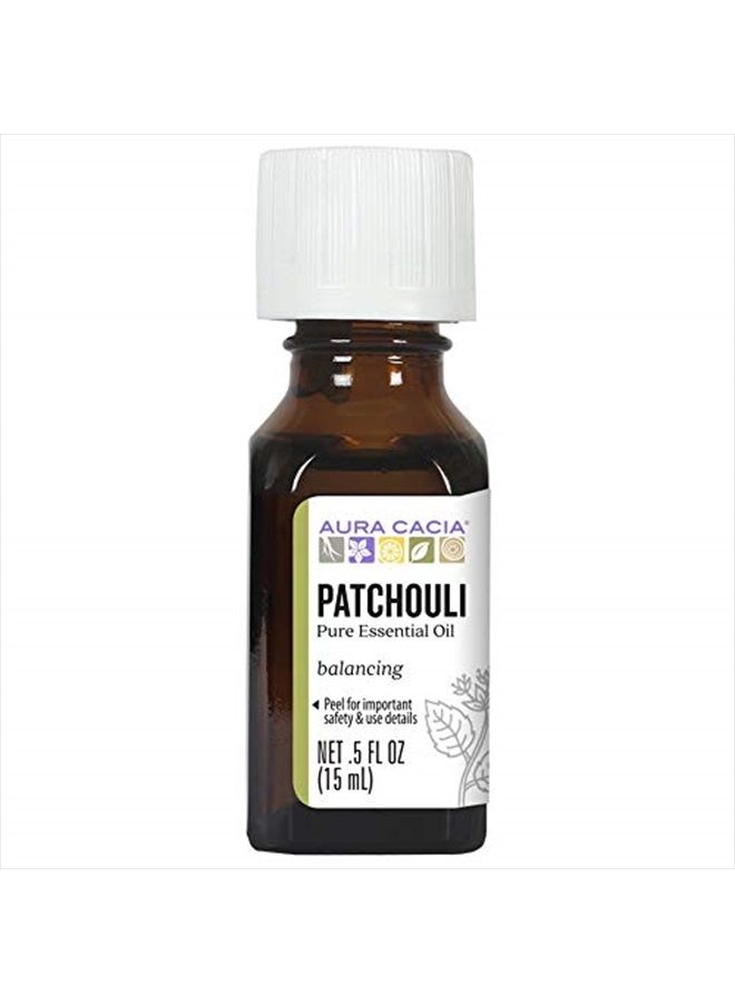 100% Dark Patchouli Essential Oil | GC/MS Tested for Purity | 15 ml (0.5 fl. oz.) | Pogostemon cablin