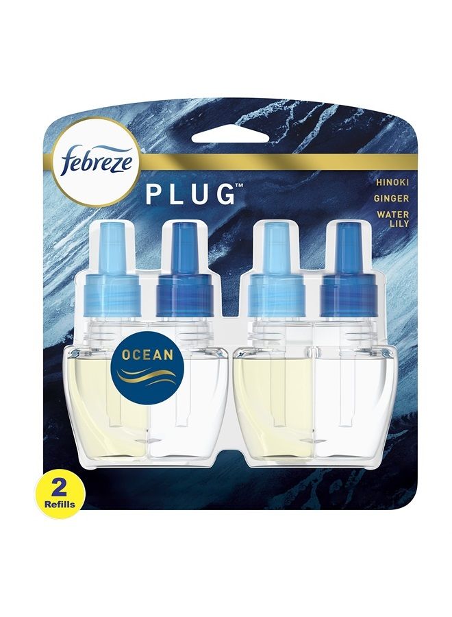 Origins Fade Defy PLUG Air Freshener & Odor Fighter, Ocean, (2) .87 fl. oz. Oil Refills