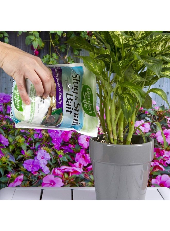 Slug & Snail Bait, Kills Slugs & Snails Within 3 to 6 Days, For Lawn and Garden, Can Be Used Around Pets and Wildlife, 2 lb